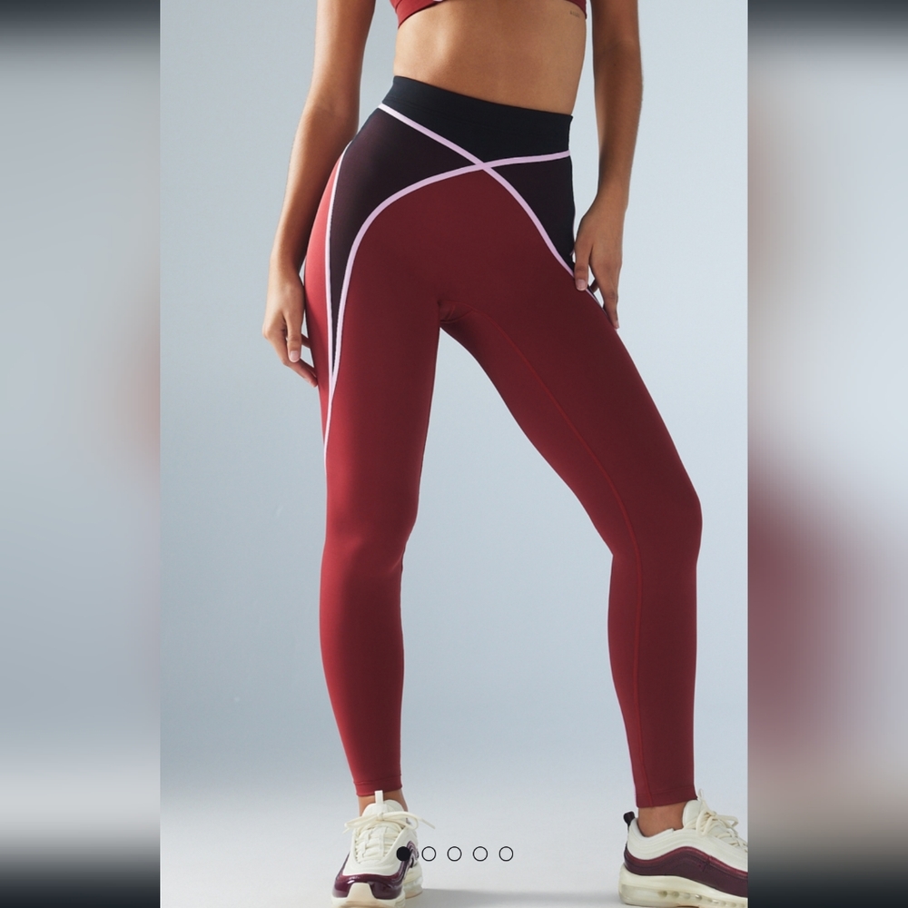 Savage X Fenty Mesh High-Waist Legging Red